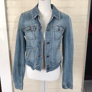 Abercrombie and Fitch Distressed Jean Jacket